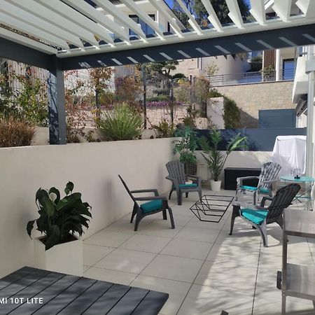 O Fil De L'Eau Bandol - App A05 - T3 Avec Jardin Et Terrasse Apartment Luaran gambar