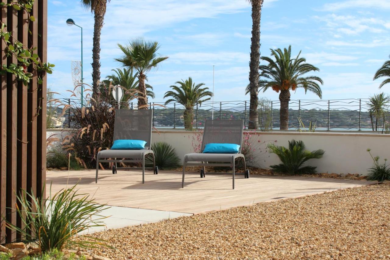 O Fil De L'Eau Bandol - App A05 - T3 Avec Jardin Et Terrasse Apartment Luaran gambar