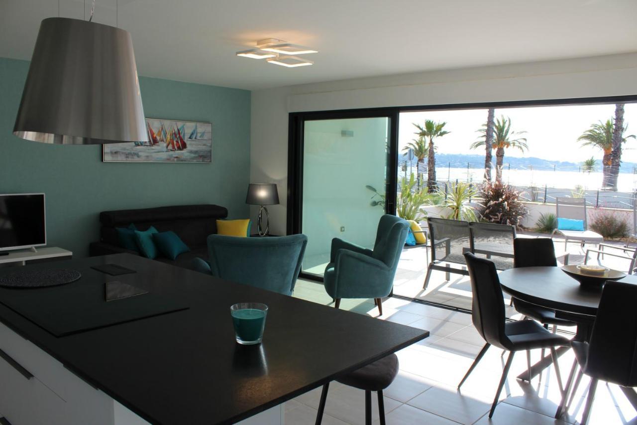 O Fil De L'Eau Bandol - App A05 - T3 Avec Jardin Et Terrasse Apartment Luaran gambar