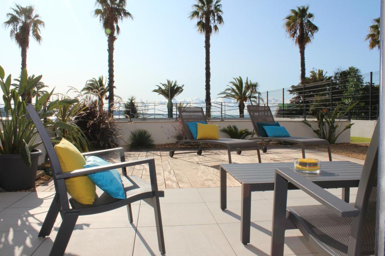 O Fil De L'Eau Bandol - App A05 - T3 Avec Jardin Et Terrasse Apartment Luaran gambar
