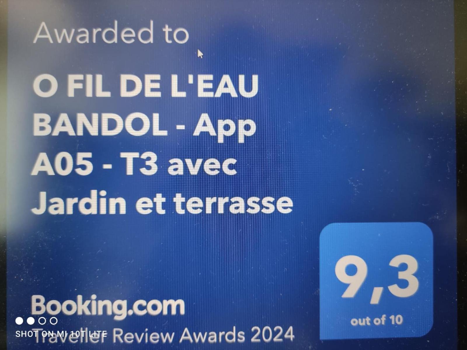O Fil De L'Eau Bandol - App A05 - T3 Avec Jardin Et Terrasse Apartment Luaran gambar